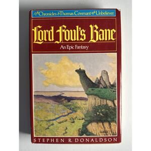 1ST EDITION/ Book Club Edition Stephen R. Donaldson LORD FOUL’S BANE - HCDJ